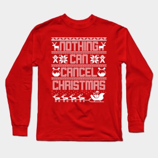 I Love Christmas Inspirational Nostalgic Ugly Christmas Sweater Long Sleeve T-Shirt